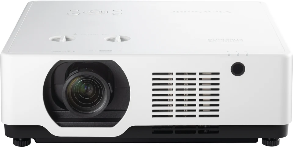 Máy chiếu ViewSonic LSC601WU Laser 3LCD WUXGA 6000 ANSI Lumens - mặt trước, ống kính zoom quang 1.6x