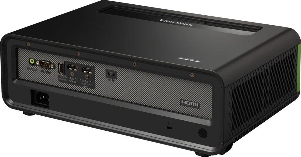 Cổng kết nối máy chiếu ViewSonic X2-4K PRO - 2x HDMI 2.0 eARC, USB-C, USB-A, nguồn
