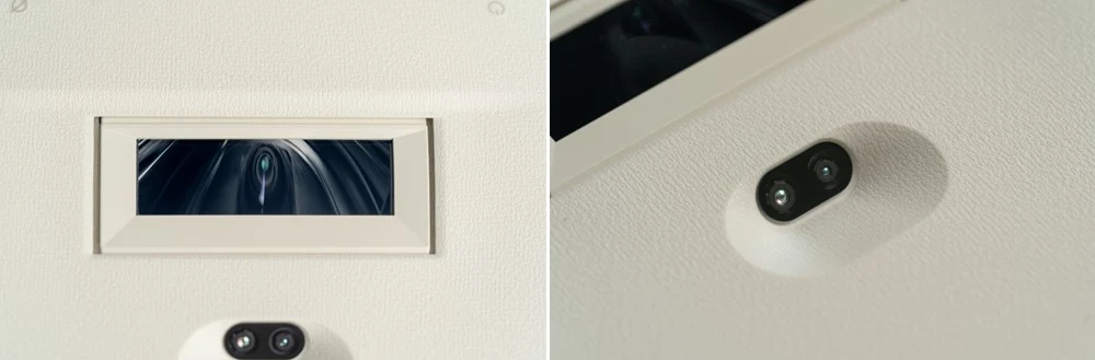 Module camera hồng ngoại cảm ứng của máy chiếu Samsung The Premiere 5 - nhận tối đa 10 điểm chạm biến mặt phẳng thành màn hình