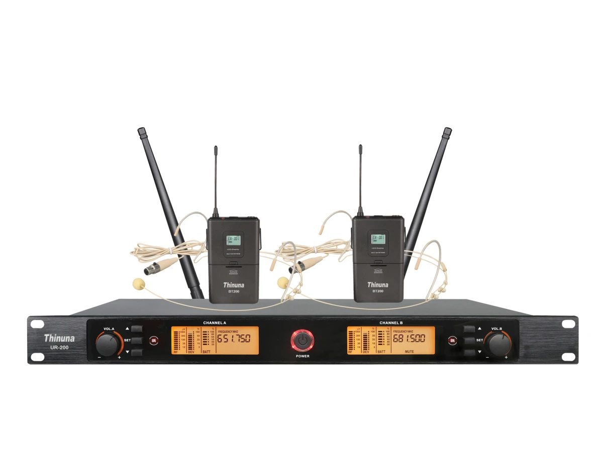 Bộ Micro Không Dây THINUNA UR-200 (UHF, KTV) chính hãng THINUNA