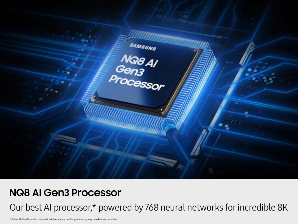 Vi xử lý Neural Quantum 8K AI Gen3 trên Samsung QN990H