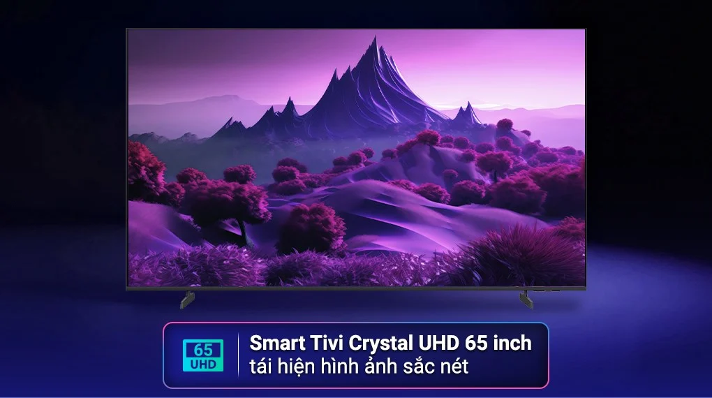 Tivi Samsung UA65U8550F màn Crystal UHD 4K sắc nét, màu sống động Dynamic Crystal Color