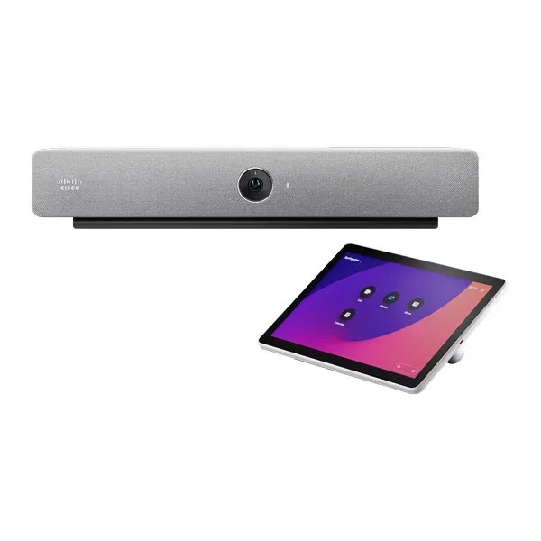 Cisco Room Bar BYOD — thiết kế thanh bar 534mm, lắp trên màn hình hoặc đặt bàn Cisco Room Bar BYOD CS-BAR-T-K9 thiết kế thanh bar gọn nhẹ
