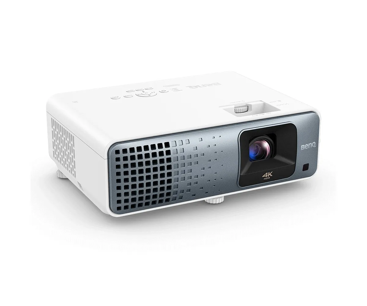 Thiết kế nhỏ gọn 3,0kg của máy chiếu BenQ TK710 Máy chiếu BenQ TK710 góc nghiêng — thiết kế nhỏ gọn 3kg
