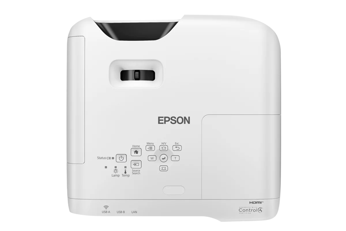 Epson EB-W56S setup phòng họp - màn 100 inch chỉ từ 1.4m