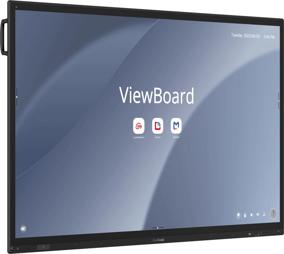 ViewSonic ViewBoard IFP7563-1C góc phải - thiết kế bezel 3.8mm enterprise