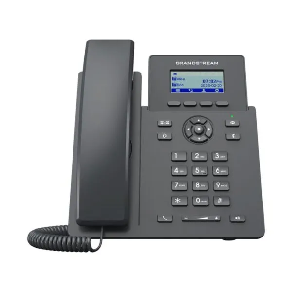 Grandstream GRP2601 - âm thanh HD, hội nghị 5 bên Grandstream GRP2601 màn hình và phím chức năng