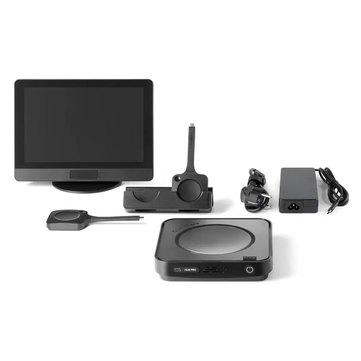 Barco ClickShare Hub Pro Base Unit – thiết bị trình chiếu không dây modular MDEP Barco ClickShare Hub Pro - mặt trước thiết bị Base Unit