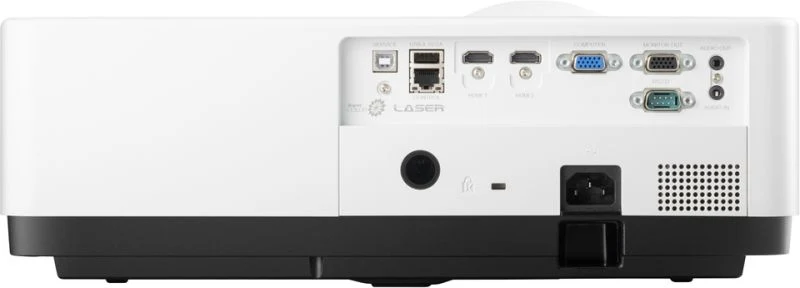Cổng kết nối máy chiếu ViewSonic LSC600WU-ST - HDMI x2, VGA in/out, RS-232, RJ45 LAN, Audio in/out, USB-A