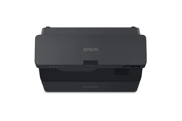 Máy chiếu Epson EB-775F siêu gần laser 3LCD Full HD cho lớp học và phòng họp Máy chiếu siêu gần Epson EB-775F nhìn từ mặt trước