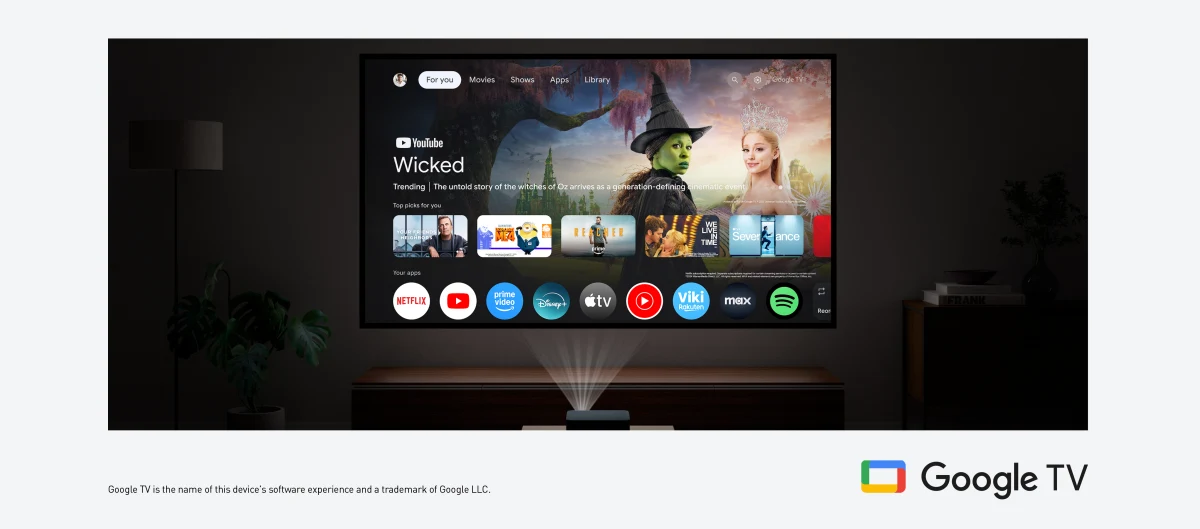 Epson Pop EF-61G EF-62N Google TV Netflix YouTube