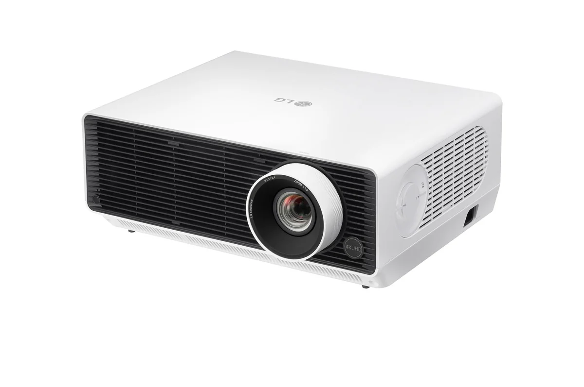 LG BU50RG mặt bên - 370x290x155.7 mm gọn gàng