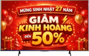 Tivi Hisense 85 inch 85A6Q 4K - màn siêu lớn, viền mỏng cho phòng khách rộng