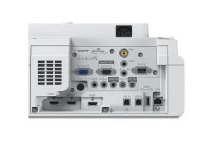 Epson EB-770Fi cổng kết nối - 3x HDMI, 2x VGA, Composite, Mic, USB, LAN