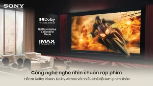 Tivi Sony K-50XR30M2 tối ưu chơi game PS5 - 4K 120fps, VRR, ALLM