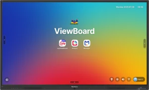 ViewSonic IFP6535 mặt chính diện 65 inch - màn cảm ứng 64 điểm EDLA Android 16