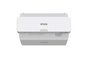 Máy chiếu siêu gần Epson EB-770F — 3LCD Full HD 1080p Ultra Short Throw Laser 4.100 lumens, 3x HDMI, Wi-Fi, Edge Blending, màn 49-150 inch (Chính hãng)