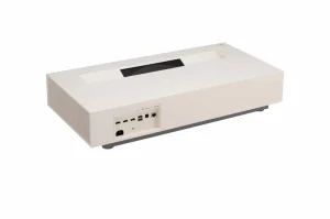 LG HU915QE chi tiết ống kính UST 0.19 throw ratio - màn 120 inch chỉ 18cm