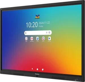 ViewSonic IFP5541-1-1C góc trái - màn hình tương tác doanh nghiệp 55 inch gọn nhẹ