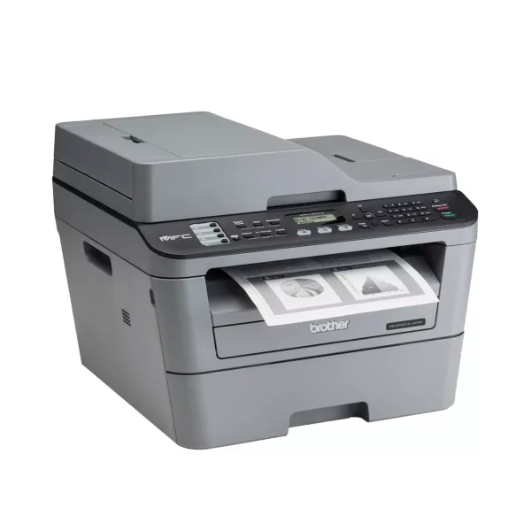 Brother MFC-L2701D mặt bên phải thể hiện thiết kế chắc chắn