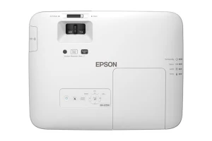 Mặt trên máy chiếu Epson EB-2255U - bảng điều khiển, núm chỉnh zoom và lấy nét