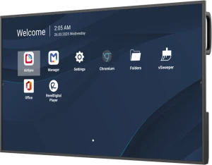 Màn hình quảng cáo ViewSonic CDE4331-1C 43 inch 4K UHD - góc nghiêng trái