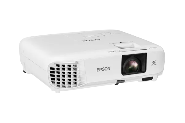 Máy chiếu Epson EB-E24 góc nghiêng - thiết kế nhỏ gọn 2.7kg