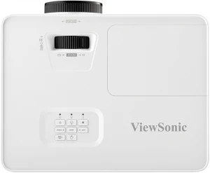Bảng điều khiển phía trên máy chiếu ViewSonic PA700W - nút nguồn, menu, keystone