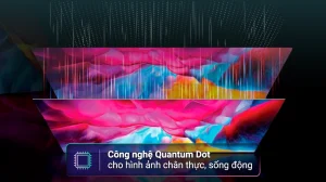 Google Tivi Aqua QLED 65 inch AQT65S80EUX chạy Google TV, điều khiển giọng nói