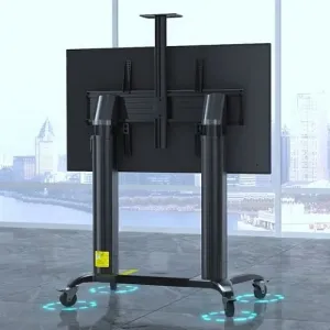 Chân tivi di động NB-TW100 North Bayou nâng hạ điện bằng remote - giá treo tivi 75-110 inch tải 136kg