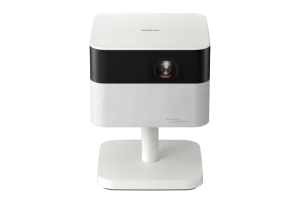 Máy chiếu mini Epson EF-71 Lifestudio Flex Warm White Full HD Google TV chân xoay chính diện