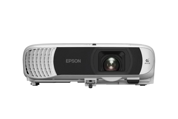 Epson EB-FH54 nhìn từ phía dưới với chân chỉnh nghiêng và lỗ treo trần