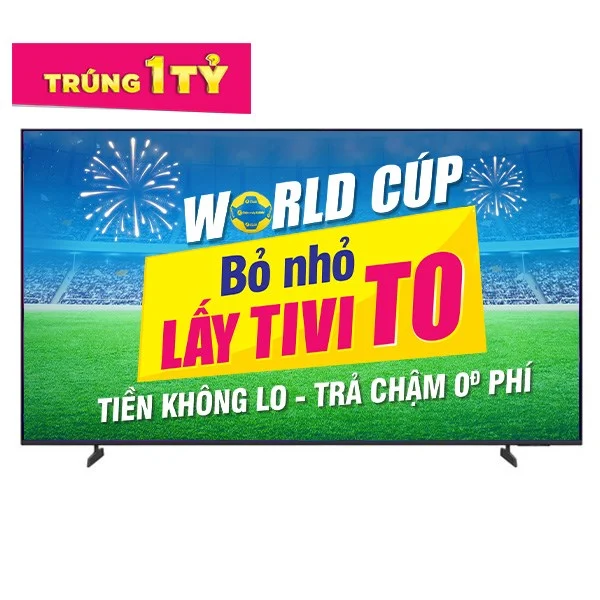 Tivi QLED Samsung 55 inch QA55Q6FA 4K Vision AI - thiết kế viền mỏng, màu Quantum Dot rực rỡ