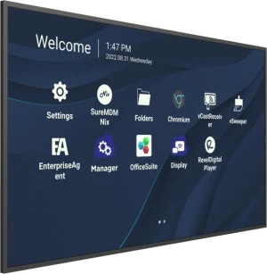 Màn hình ViewSonic CDE9830 góc nghiêng phải - màn hình siêu lớn 98 inch