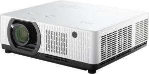 Máy chiếu ViewSonic LSC700-4K góc nghiêng trái - thân trắng, công nghệ 3LCD LCD MLA WUXGA 4K Enhancement