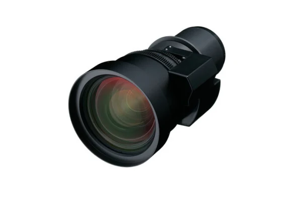 Ống kính góc rộng zoom Epson ELPLW04 V12H004W04 - ống kính máy chiếu Epson dòng EB-Z, thân đen, zoom quang học
