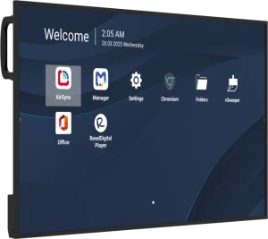 Màn hình quảng cáo ViewSonic CDE4331-1C 43 inch 4K UHD - góc nghiêng phải