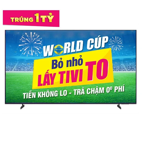 Tivi QLED Samsung 65 inch QA65Q6FA 4K Vision AI - thiết kế viền mỏng, màu Quantum Dot rực rỡ