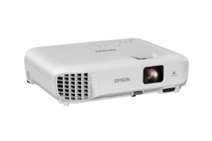 Máy chiếu Epson EB-E01 góc bên - thiết kế compact 2.4kg dễ di chuyển