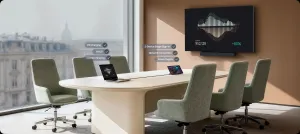 Yealink MeetingBar A40 - Video Bar 4K All-in-One Android cho Phòng Họp Vừa (A40-031 + CTP25)