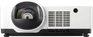 Máy chiếu ViewSonic LSC600WU-ST cận cảnh mặt trước - cụm ống kính 3LCD laser chiếu gần WUXGA
