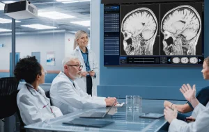LG BU50RG bệnh viện - DICOM mode hiển thị ảnh X-quang MRI chuẩn y khoa