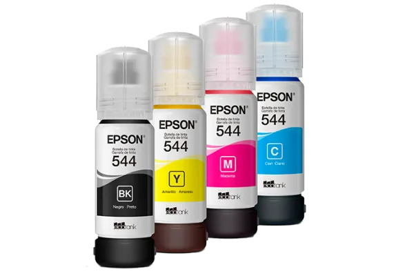 Bộ mực Epson 003 chính hãng 4 chai đen xanh đỏ vàng cho Epson L1210