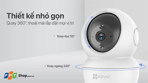 Camera Ezviz C6N 1080P - Camera WiFi trong nhà quay quét 360°
