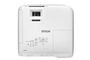 Epson EB-FH54 mặt bên phải với khe thoát nhiệt và loa 16W tích hợp