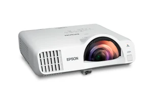 Máy chiếu Epson EB-L210SW góc nghiêng phải - thân máy trắng cho phòng học, phòng họp