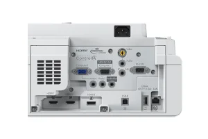 Epson EB-770F cổng kết nối - 3 HDMI, 2 VGA, Composite, mic, USB, LAN