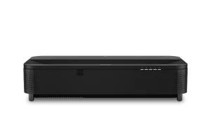 Máy chiếu Epson EB-815E 4K UST Laser 5.000 lumens chính hãng - nhìn thẳng mặt trước thân máy đen