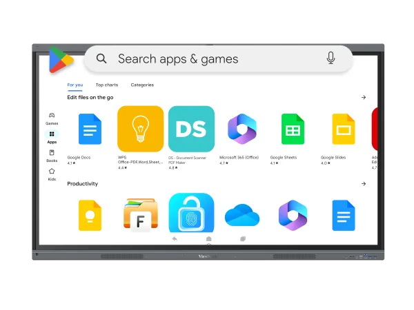 ViewSonic IN7521C-1C Google EDLA Google Play Store tích hợp