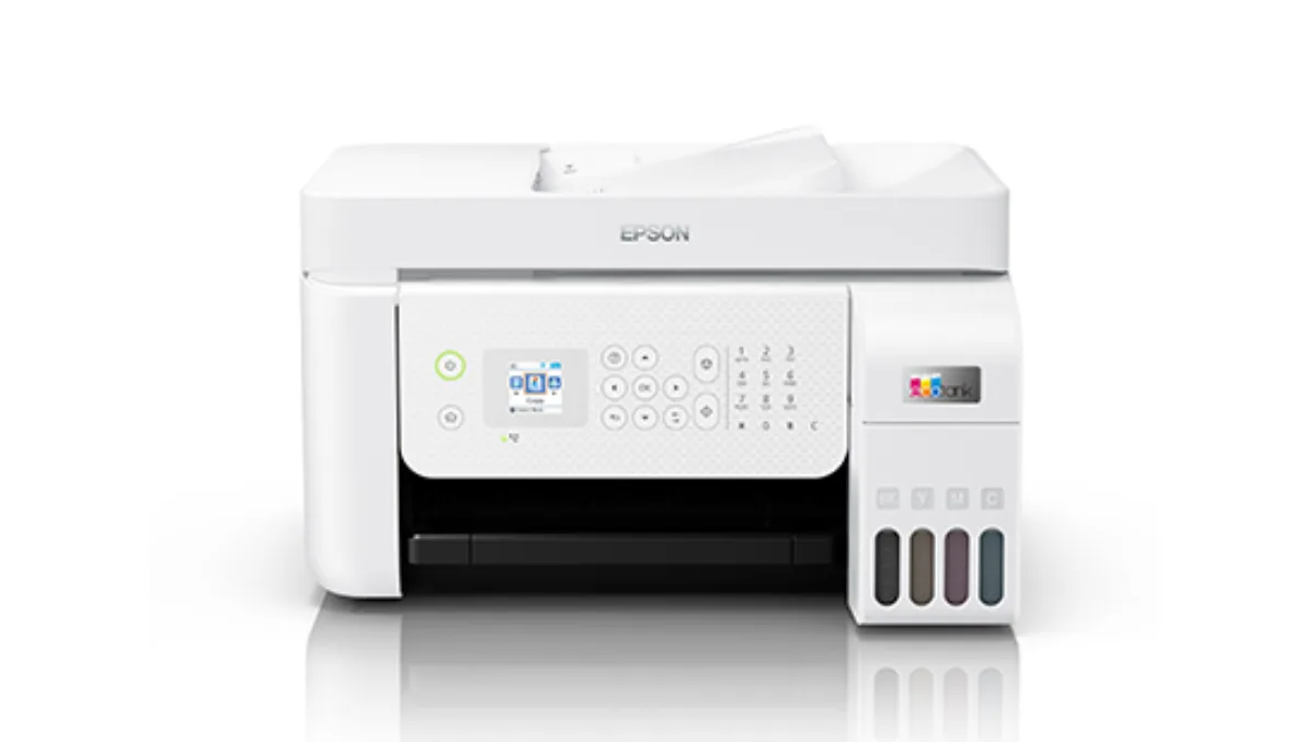 Máy in Epson EcoTank L5296 trắng 4-trong-1 in scan copy fax ADF Wi-Fi